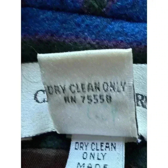 Vintage 90’s Casual Corner Womens Aztec Western Wool Blend Jacket Sz 10 - Picture 7 of 8